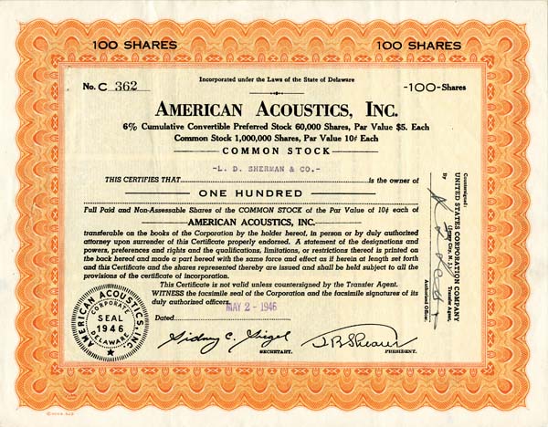 American Acoustics, Inc.